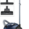 Bosch BZGL2B316 blauwe stofzuiger - Parquett