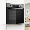 Bosch HBA534BS3 inbouw oven met 3D hetelucht - roestvrijstaal