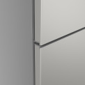 Bosch KGN33NSDB vrijstaande koelkast - zilver