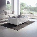 CASO Sound & Cool Wit salon tafel met koellades, speakers en draadloos opladen telefoon
