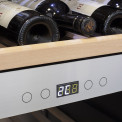 Caso WineChef Pro 40 onderbouw wijnkoelkast met rvs vensterdeur