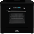 Elementi di Cucina IK9024-ZW inductie fornuis met afzuiging en magnetron - zwart