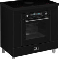 Elementi di Cucina IK9024-ZW inductie fornuis met afzuiging en magnetron - zwart