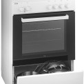 Etna FIV560WIT inductie fornuis - wit - 2-fasen aansluliting