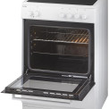 Etna FIV560WIT inductie fornuis - wit - 2-fasen aansluliting