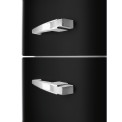 Smeg FAB32LBL5 retro jaren 50 koelkast zwart - linksdraaiend