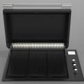 Fulgor milano FOBQ 803 G MBK inbouw gas barbecue - mat zwart