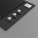 Fulgor milano FOBQ 803 G MBK inbouw gas barbecue - mat zwart