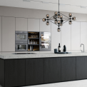V-Zug CombiSteamer V6000 45M PowerSteam Autodoor combi-stoomoven - platinum spiegelglas 