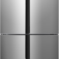 De Hisense RQ562N4AC1 is een 4-deurs koelkast uitgevoerd met rvs-look front