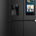 Hisense RQ760N4IFE blacksteel side-by-side koelkast