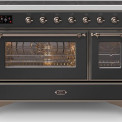 Ilve MI127NE3/MG inductie fornuis - mat grafiet - 120 cm. breed