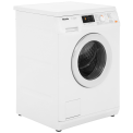 Zijaanzicht van de Miele WDA 110 wasmachine