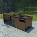 Nota COPPER mono block premium buitenkeuken