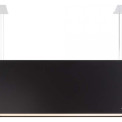 Novy Mood 7552 zwart - eiland afzuigkap - 108 cm. breed