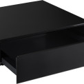 Pelgrim AL514ZWA inbouw zwart glas warmhoudlade