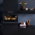 Pelgrim OM540MAT inbouw oven met magnetron - mat zwart