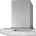 De Pelgrim PSK625RVS is een schouw model afzuigkap van 60 cm breed