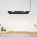 Pelgrim ISWA980MAT inbouw afzuigkap - zwart