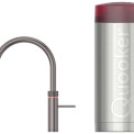 Quooker COMBI+ Fusion Round GUNMETAL - kokend water kraan