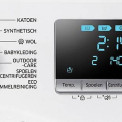 Het bedieningspaneel van de Samsung WD80J6400AW was/droogcombinatie