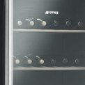Dankzij de geinte ruit, de optimale temperatuur en luchtvochtigheid, het koolstoffilter en de electronische bediening biedt deze koelkast optimale omstandigheden om wijn in te plaatsen.