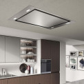 Senza Nome Vento 120 S inbouw plafond afzuigkap - rvs