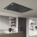 Senza Nome Vento 90 B inbouw plafond afzuigkap - zwart - 90 cm.