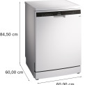 Siemens SN23EW03KE vrijstaande vaatwasser - wit