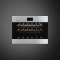 Smeg CVI318RWX2 inbouw wijnkoelkast / wijnklimaatkast - nis 45 cm. - linksdraaiend