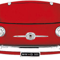 Smeg SMEG500R Fiat500 koelkast - rood