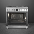 Smeg C9GMXNLK2 gas fornuis - roestvrijstaal