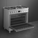 Smeg C9GMXNLK2 gas fornuis - roestvrijstaal