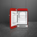 Smeg FAB5LRD5 minibar rood - linksdraaiend