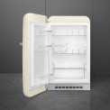 Smeg FAB10HLCR5 koelkast creme - linksdraaiend - binnenkant