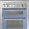 Steel GQ7SF-4I inductie fornuis met dubbele oven - 70 cm breed