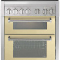 Steel GQ7SF-4I inductie fornuis met dubbele oven - 70 cm breed