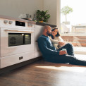 Elementi di Cucina IM9034-WT-IX-S inductie fornuis met afzuiging - wit