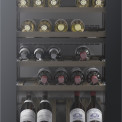 V-Zug Winecooler 90 SL inbouw wijnkoelkast - nis 88 cm - zwart glas linksdraaiend