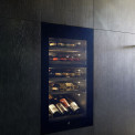 V-Zug Winecooler 90 SL inbouw wijnkoelkast - nis 88 cm - zwart glas linksdraaiend