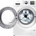Samsung WD806P4SAWQ was/droogcombinatie uitgevoerd met linksdraaiende deur
