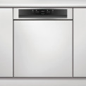 Whirlpool WBC 3C26 X inbouw vaatwasser - half integreerd