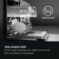 AEG FEE7571APM inbouw vaatwasser - rvs bedieningspaneel