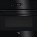 Aeg KMF761080B inbouw oven met magnetron - zwart