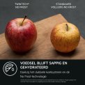 AEG ORC8M362BL vrijstaande koel/vriescombinatie - blacksteel