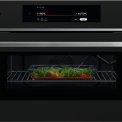 AEG TKK8N821T inbouw oven met magnetron - mat zwart