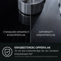 AEG TO74IB00CZ inductie kookplaat - 71 cm. - SaphirMatt glasplaat