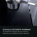 AEG TO74IB00CZ inductie kookplaat - 71 cm. - SaphirMatt glasplaat