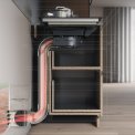 Atag HIDD08471EX inbouw inductie kookplaat met afzuiging