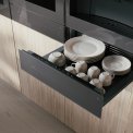 Atag WD1774M inbouw vacumeerlade - Magna - Pearl Grey (grijs glas)